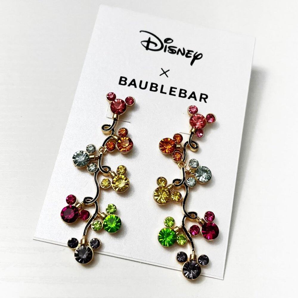 Disney X Baublebar Mickey Mouse Crystal Statement Earrings